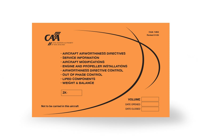 Airworthiness logbook CAA 1464