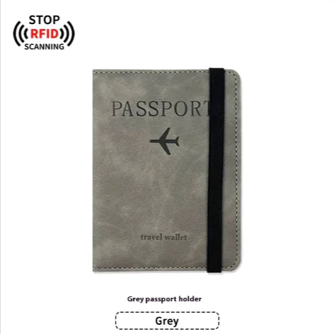 PU Leather Travel Essentials Set