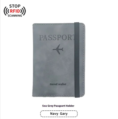 PU Leather Travel Essentials Set