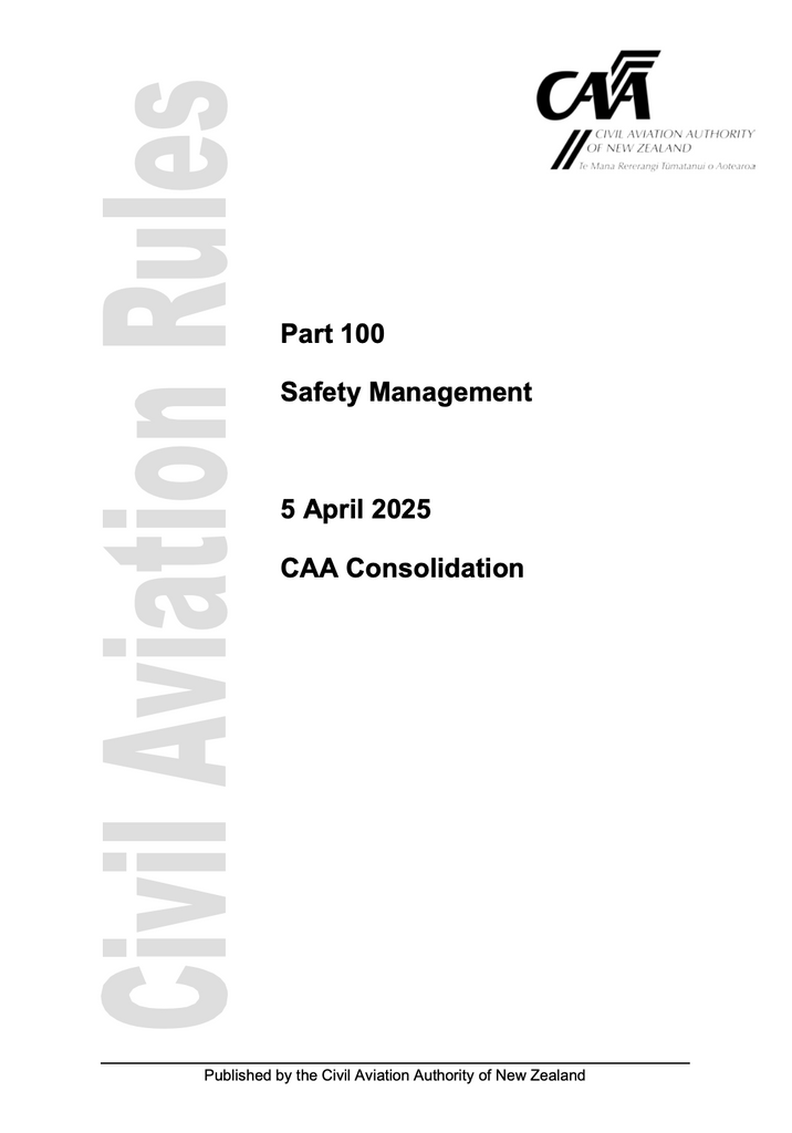CAA - A5 Rule Part 100
