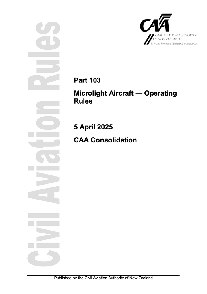 CAA - A5 Rule Part 103