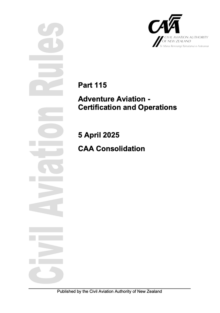 CAA - A5 Rule Part 115