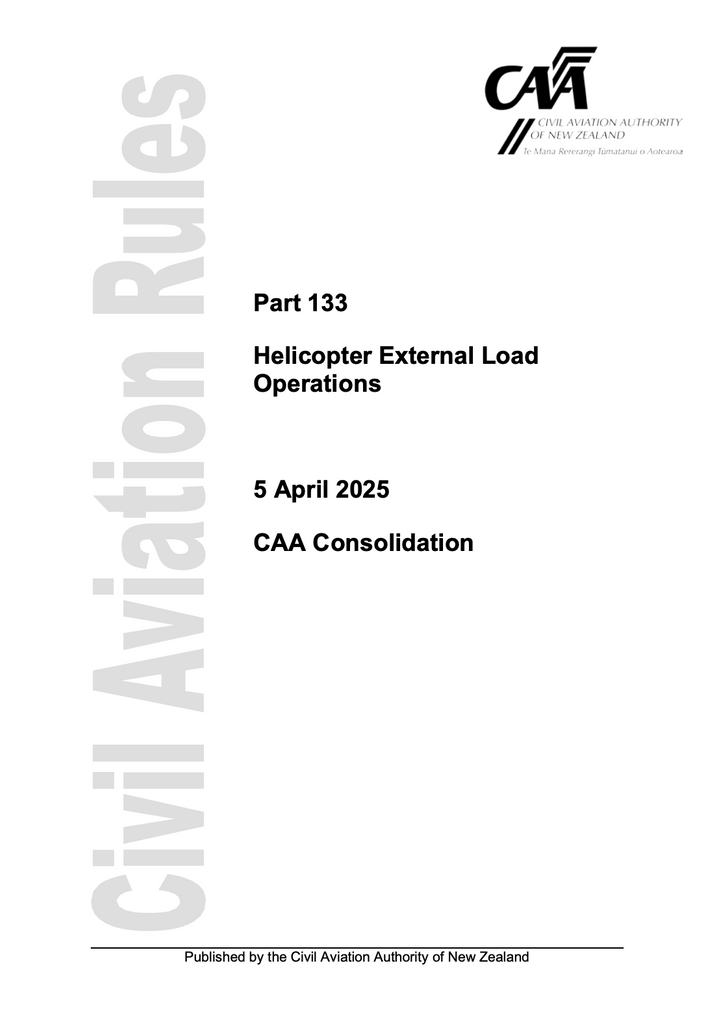 CAA - A5 Rule Part 133