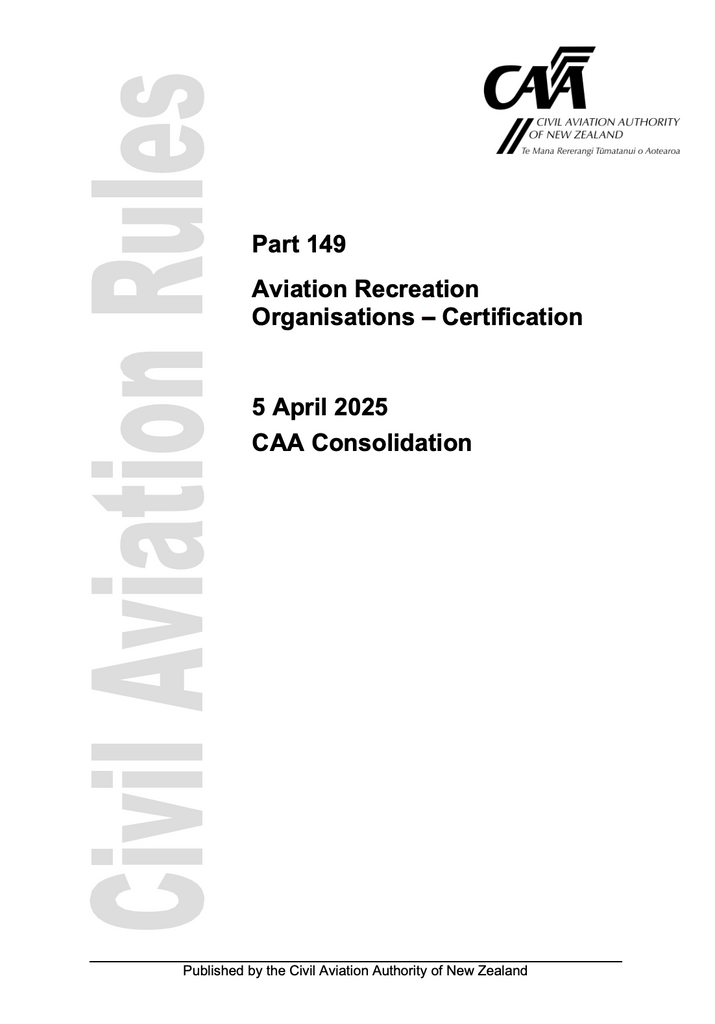 CAA - A5 Rule Part 149