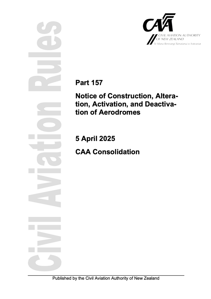 CAA - A5 Rule Part 157