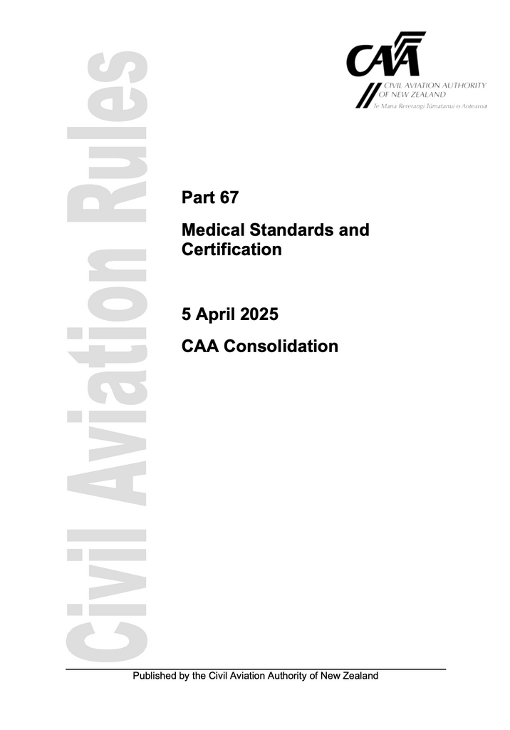 CAA - A5 Rule Part 67