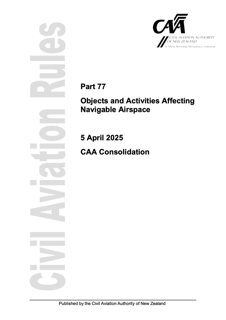 CAA - A5 Rule Part 77