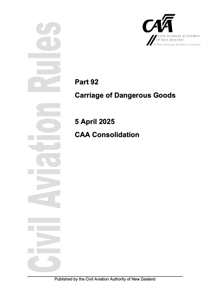 CAA - A5 Rule Part 92