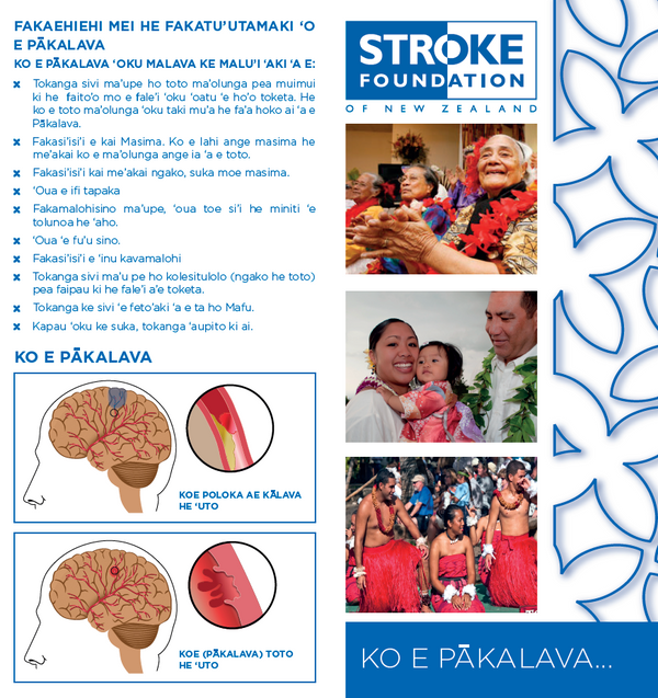 Stroke DL Brochure - Language Tongan