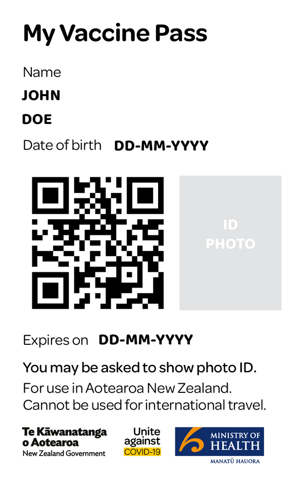 My Vaccine Passport With ID Photo