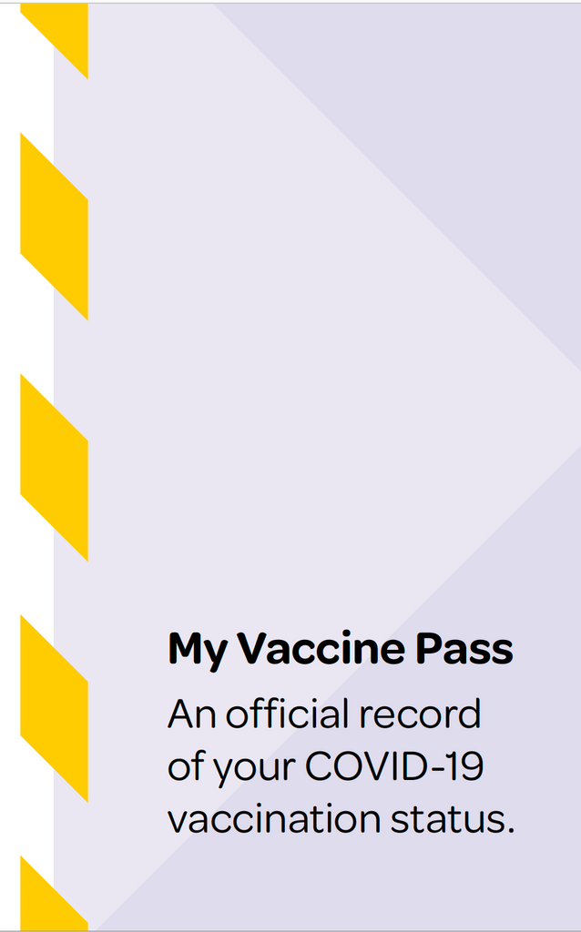 My Vaccine Passport With ID Photo